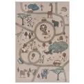 Dywan dziecięcy Adventures 160x235cm Animal Park Cream Brown Grey - 2