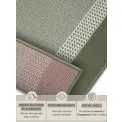 Dywan Basic 80x350cm Band Green - 6