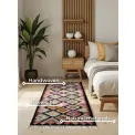 Dywan Kamal 60x190cm Zara Black Multicoloured - 6
