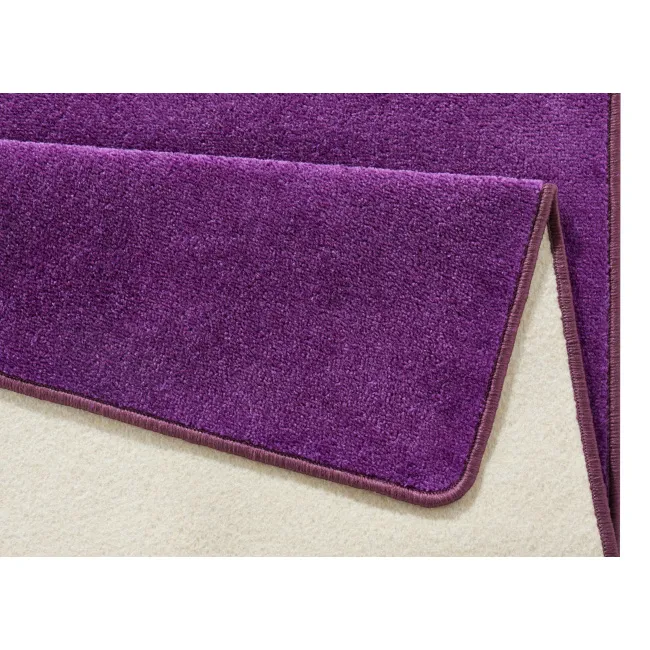 Zestaw 3 dywanów/obrzeży do łóżka Fancy Uni Colour Purple