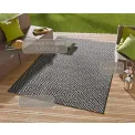 Dywan Meadow 80x150cm Karo Black do wnętrz i na zewnątrz - 6