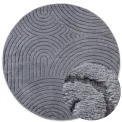 Dywan New York 200cm Panglao Anthracite okrągły - 3