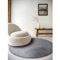 Dywan New York 200cm Panglao Anthracite okrągły - 4