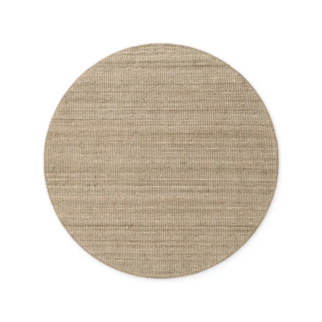 Dywan Bouclé 200cm Jaipur Natural Grey Brown okrągły 100% juta