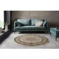 Dywan Mirkan 160cm Parun Täbriz Beige okrągły - 3