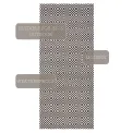 Dywan Meadow 80x200cm Karo Black do wnętrz i na zewnątrz - 4