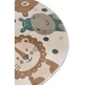 Dywan dziecięcy Adventures 140cm Animal Party Cream Brown Blue okrągły - 6