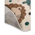 Dywan dziecięcy Adventures 140cm Animal Party Cream Brown Blue okrągły - 5