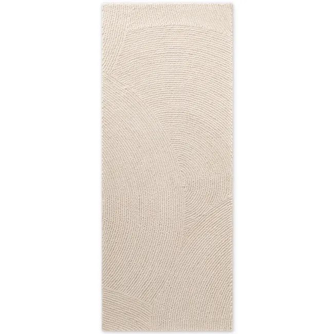 Dywan Calmio 80x200cm Natural White 100% wełna