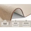 Dywan Bouclé 1.0 80x200cm Loop Beige - 6