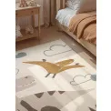 Dywan dziecięcy Adventures 160x235cm Dino Cream Multicolor - 4