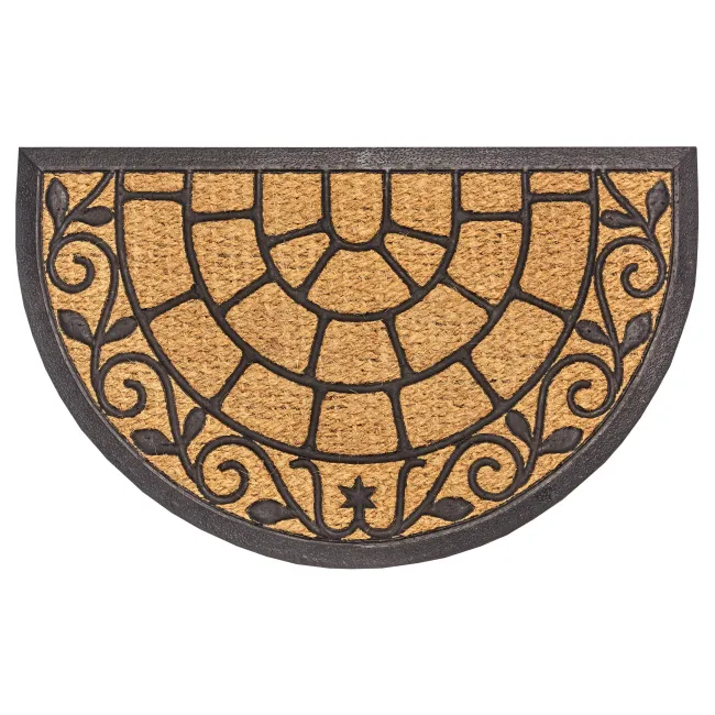Wycieraczka Mix Mats 45x75cm Cocos Black półokrągła
