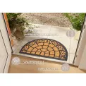 Wycieraczka Mix Mats 45x75cm Cocos Black półokrągła - 4