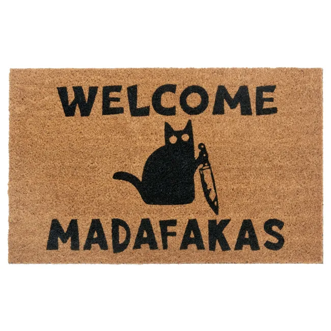 Wycieraczka Mix Mats 45x75cm Welcome Madafakas Cocos