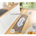 Dywan kuchenny Cook&Clean 50x150cm Kitchen Cloud Brown White Black antypoślizgowy - 4