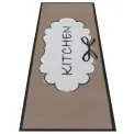 Dywan kuchenny Cook&Clean 50x150cm Kitchen Cloud Brown White Black antypoślizgowy - 9