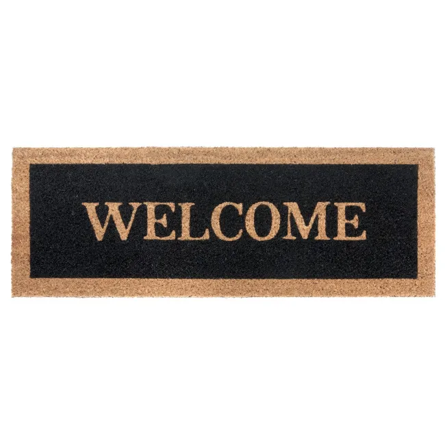 Wycieraczka Mix Mats 27x70cm Welcome Cocos Black