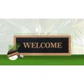 Wycieraczka Mix Mats 27x70cm Welcome Cocos Black - 9