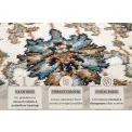 Dywan Luxor 57x90cm Saraceni Cream Multicolor - 5