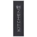 Dywan kuchenny Cook&Clean 50x150cm Kitchen Cutlery Black White antypoślizgowy - 2