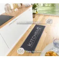 Dywan kuchenny Cook&Clean 50x150cm Kitchen Cutlery Black White antypoślizgowy - 4