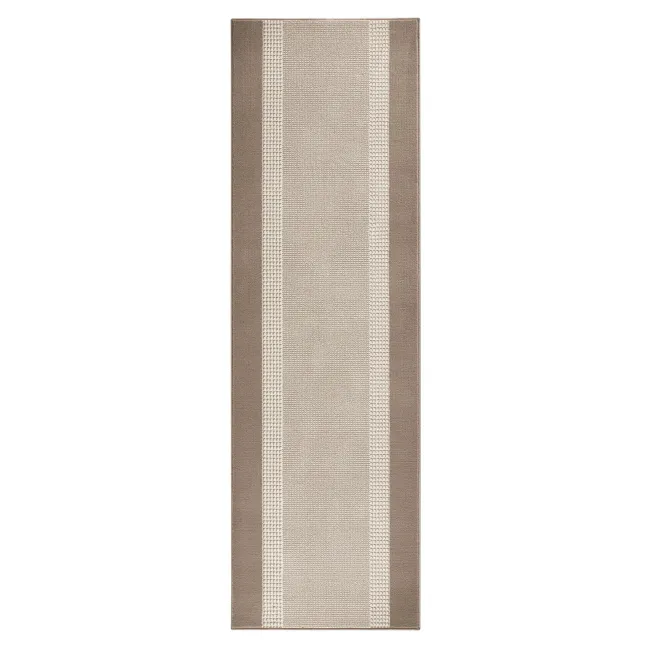 Dywan Basic 80x350cm Band Beige Cream