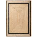 Dywan Looma 160x230cm Natural Gold Black 100% juta - 2