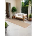 Dywan Duet 80x250cm Rosel Jute White dwustronny do wnętrz i na zewnątrz - 4