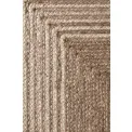 Dywan Juno 80x300cm Line Natural White Brown 100% juta - 7