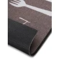Dywan kuchenny Cook&Clean 50x150cm Bon Appetit Cutlery Brown White antypoślizgowy - 6