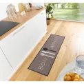 Dywan kuchenny Cook&Clean 50x150cm Bon Appetit Cutlery Brown White antypoślizgowy - 3