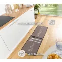 Dywan kuchenny Cook&Clean 50x150cm Bon Appetit Cutlery Brown White antypoślizgowy - 4