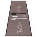 Dywan kuchenny Cook&Clean 50x150cm Bon Appetit Cutlery Brown White antypoślizgowy - 8