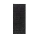 Dywan Bouclé 80x200cm Jaipur Dark Black 100% juta - 1
