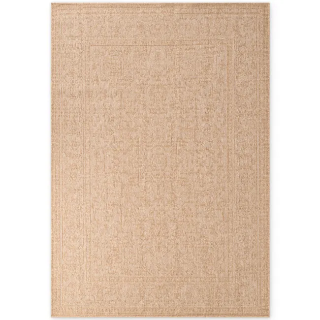 Dywan Duet 120x170cm Kona Jute White dwustronny do wnętrz i na zewnątrz