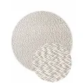 Dywan Lyon 160cm Beans Natural Cream Grey okrągły 100% wełna - 3