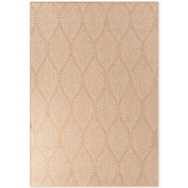 Dywan Duet 120x170cm Liora Jute White dwustronny do wnętrz i na zewnątrz