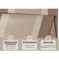 Dywan Basic 80x200cm Band Beige Cream - 5