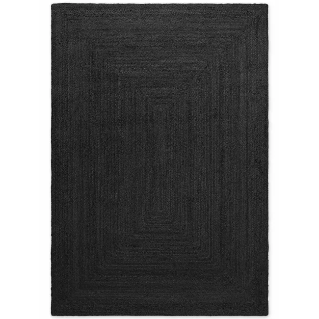 Dywan Juno 200x300cm Black 100% juta