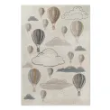 Dywan dziecięcy Adventures 120x170cm Hot Air Ballon Cream Multicolor - 2