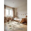 Dywan dziecięcy Adventures 120x170cm Hot Air Ballon Cream Multicolor - 5