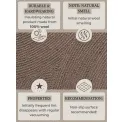 Dywan Calmio 120cm Taupe okrągły 100% wełna - 9