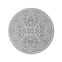 Dywan Duet 160cm Kona Black White dwustronny okrągły do wnętrz i na zewnątrz - 3