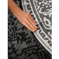 Dywan Duet 160cm Kona Black White dwustronny okrągły do wnętrz i na zewnątrz - 13