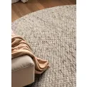 Dywan Lyon 200cm Beans Natural Cream Brown okrągły 100% wełna - 5