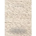 Dywan Lyon 200cm Beans Natural Cream Brown okrągły 100% wełna - 9