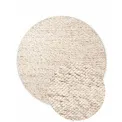 Dywan Lyon 200cm Beans Natural Cream Brown okrągły 100% wełna - 3