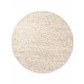 Dywan Lyon 200cm Beans Natural Cream Brown okrągły 100% wełna - 2