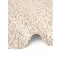 Dywan Lyon 200cm Beans Natural Cream Brown okrągły 100% wełna - 10