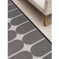 Dywan Duet 80x250cm Bowen Black White dwustronny do wnętrz i na zewnątrz - 8